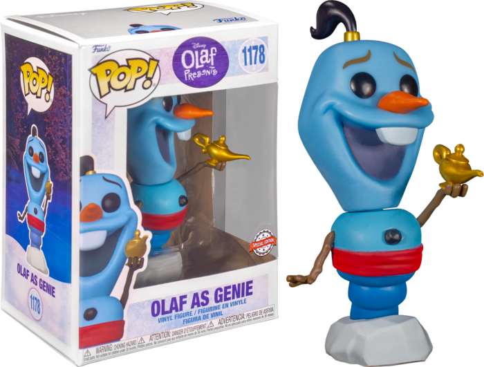 POP figure Disney Olaf Present Olaf as Genie Exclusive