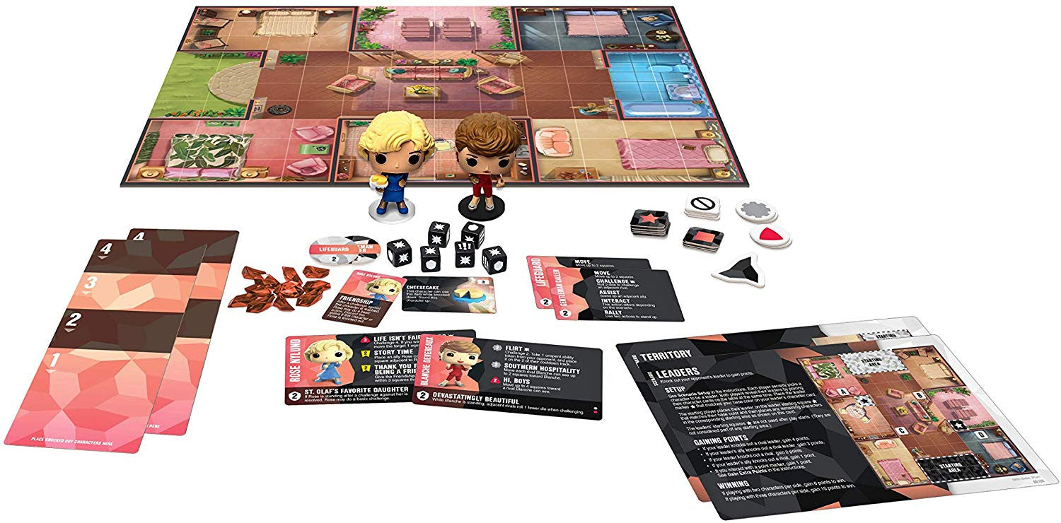 Funkoverse - The Golden Girls - Blanche & Rose Pop! - Strategy Game 2-Pack - The Amazing Collectables