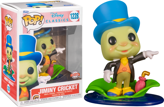 Funko Pop! Pinocchio - #1228 Jiminy on Leaf Cricket