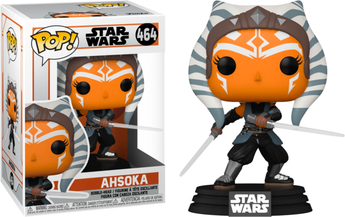 Funko Pop! Star Wars: The Mandalorian - Ahsoka with Lightsabers #464