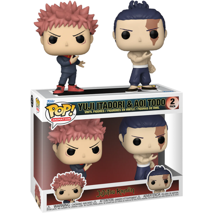 Funko Pop! Jujutsu Kaisen - Yuji Itadori & Aoi Todo - 2-Pack