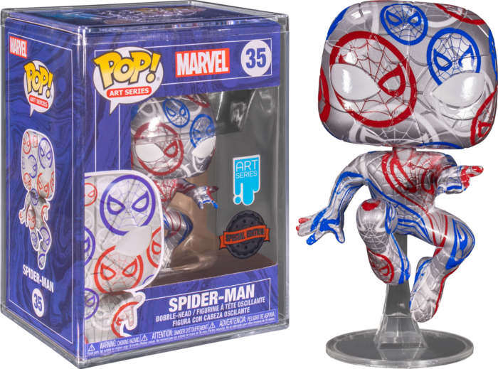 Funko Pop! Marvel - Patriotic Age Artist Series with Pop! Protector - Bundle (Set of 4) - Real Pop Mania