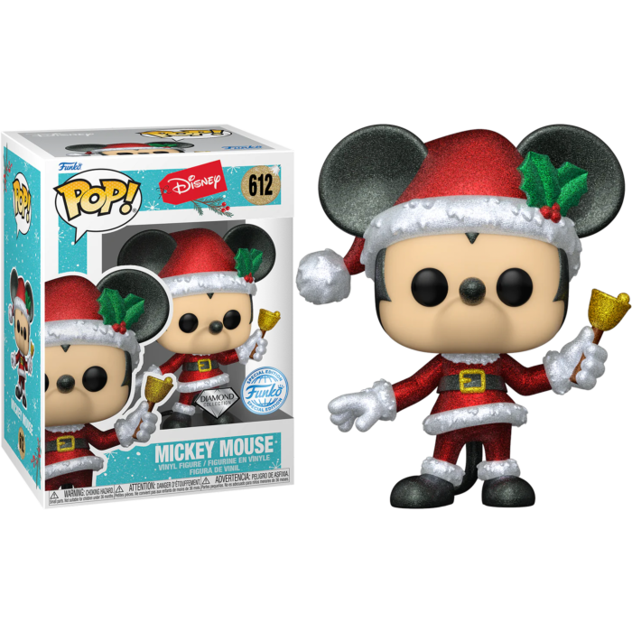 Funko Pop! Disney: Holiday - Mickey Mouse Diamond Glitter #612