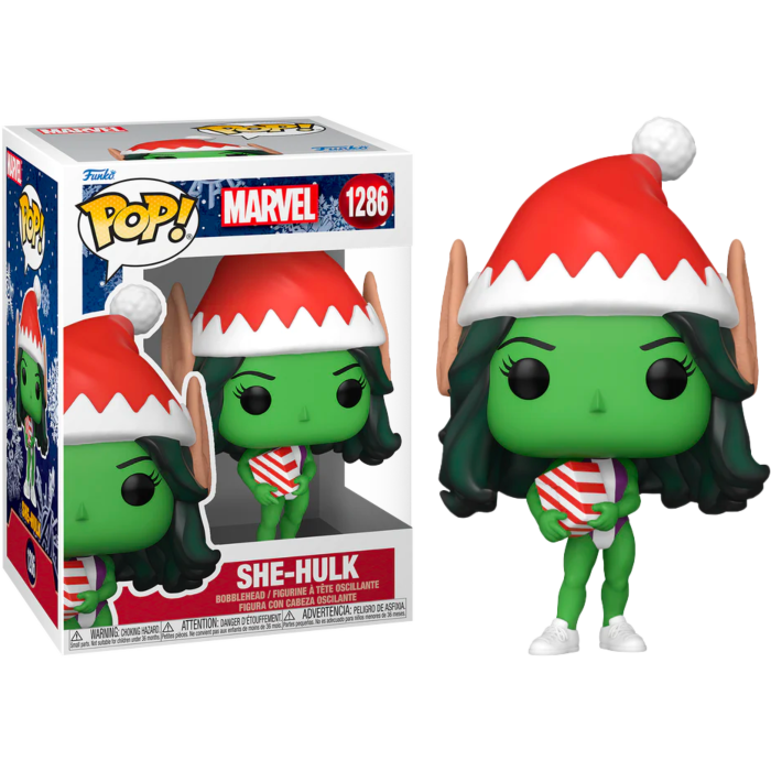 Funko POP Marvel: Holiday - Hulk S3 Figura da Collezione, Multicolore, 50660 Funko POP Marvel: Holiday - Hulk S3 Figura da Collezione, Multicolore, 50660