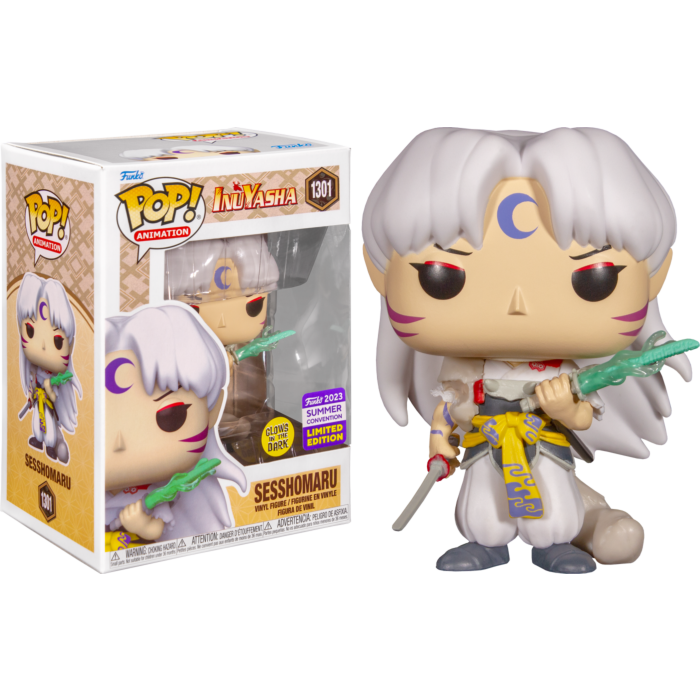 Funko Pop! Inuyasha - Sesshomaru Glow in the Dark #1301 (2023 Summer Convention Exclusive)