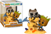 Funko Pop! Moment - Guardians of the Galaxy - Rocket & Groot Beach Day #1089 - Real Pop Mania