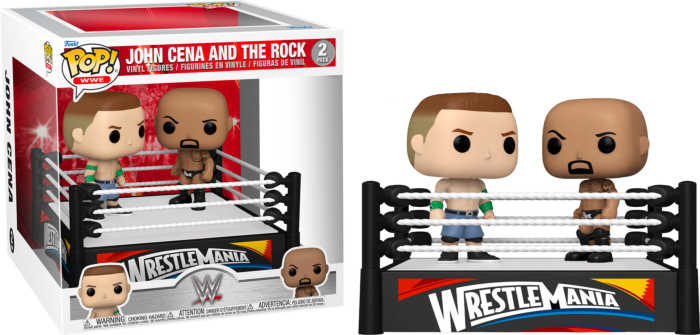 Funko Pop WWE John Cena vs The Rock WrestleMania XXVIII Moment 2