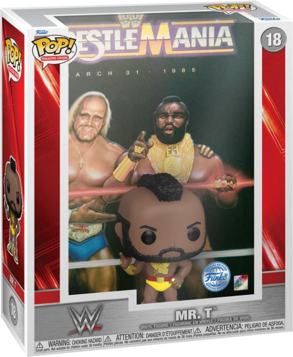Funko Pop! Magazine Covers - WWE - Mr. T WrestleMania I #18