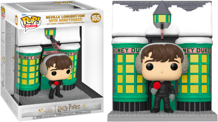 Funko Pop! Harry Potter - Neville Longbottom with Honeydukes Hogsmeade Diorama Deluxe #155 - Real Pop Mania