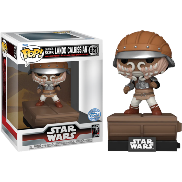 Funko Pop! Star Wars: Return of the Jedi - Lando Calrissian on Jabba's Skiff Deluxe Build-A-Scene #621