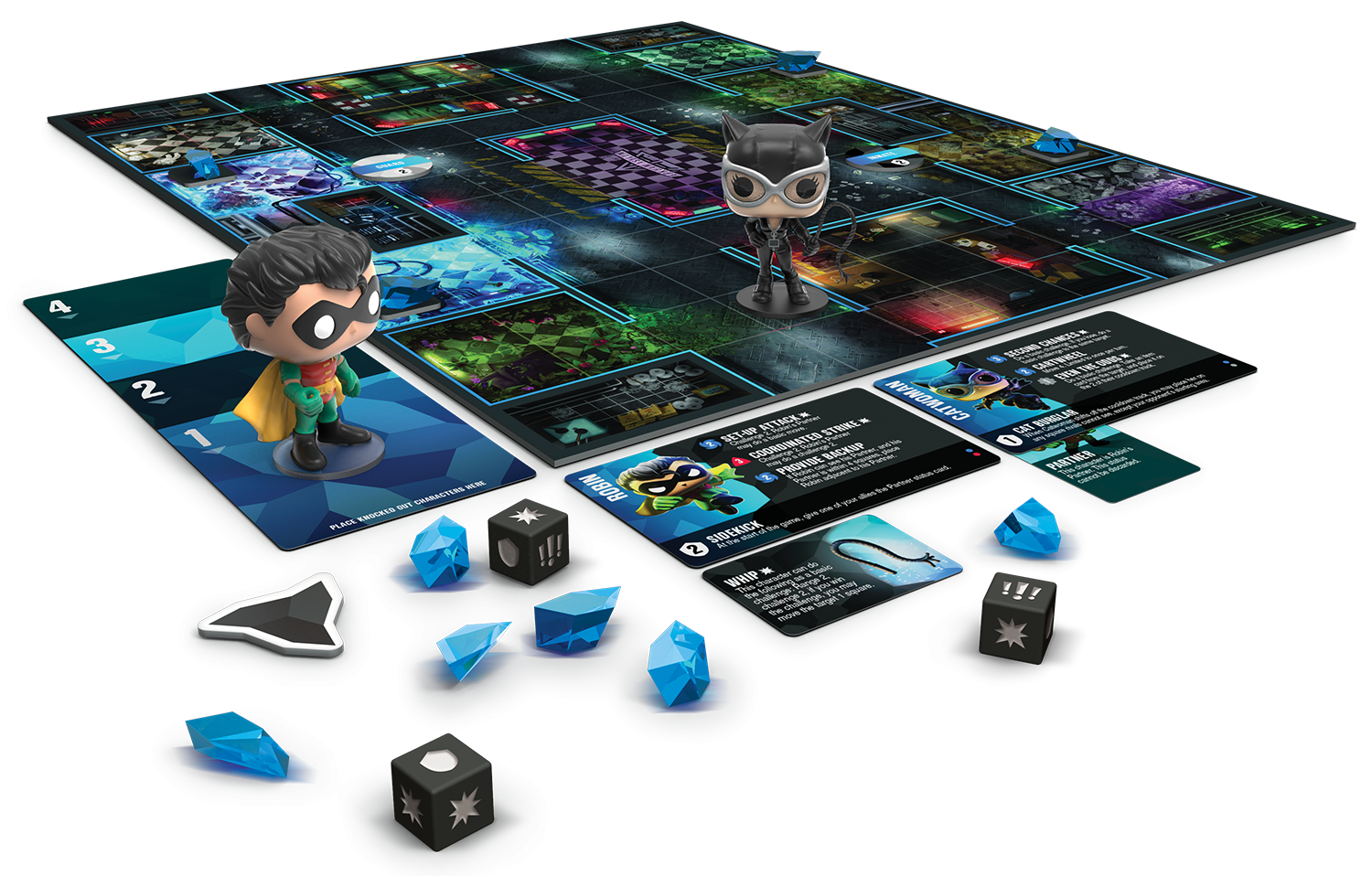 Funkoverse - Batman - Catwoman & Robin Pop! - Strategy Game 2-Pack - The Amazing Collectables