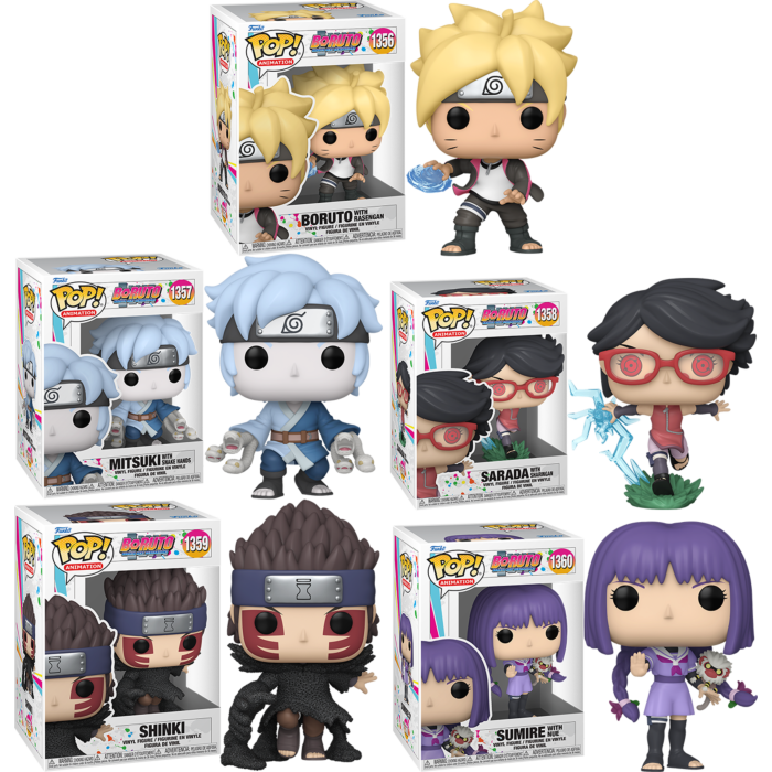 Funko Pop! Boruto: Naruto Next Generations - Dattebasa - Bundle (Set of 5)