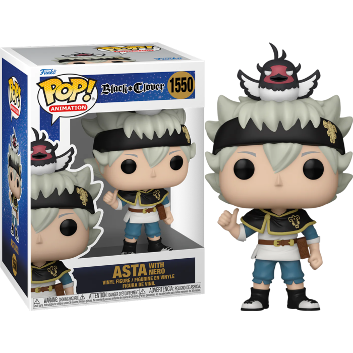 Funko POP! Anime Black Clover Black Asta Figure #1420 