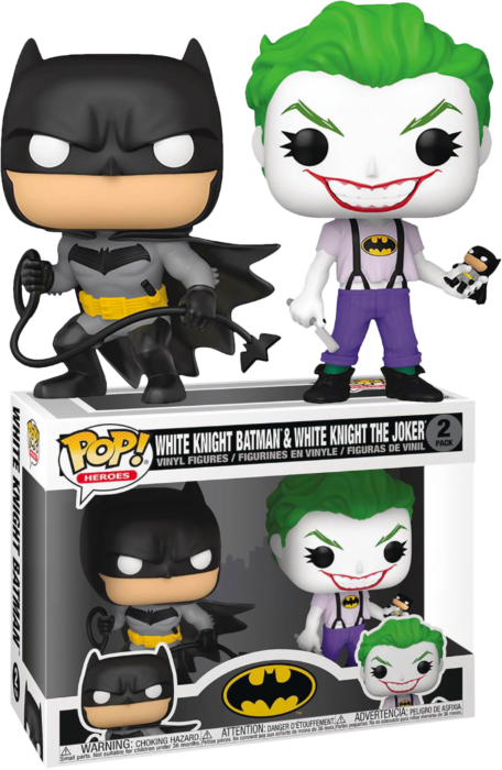 Funko Pop! Batman: White Knight - Batman & The Joker - 2-Pack Funko Pop! Batman: White Knight - Batman & The Joker - 2-Pack