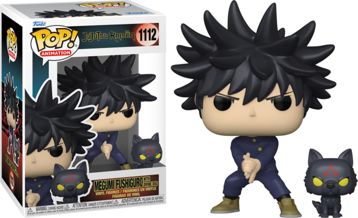 Funko Pop! Jujutsu Kaisen - Megumi Fushiguro with Divine Dog #1112