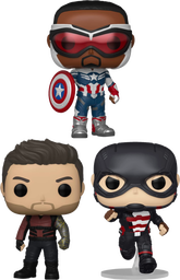 Funko Pop! The Falcon and the Winter Soldier - In Sam We Trust - Bundle (Set of 3) - Real Pop Mania