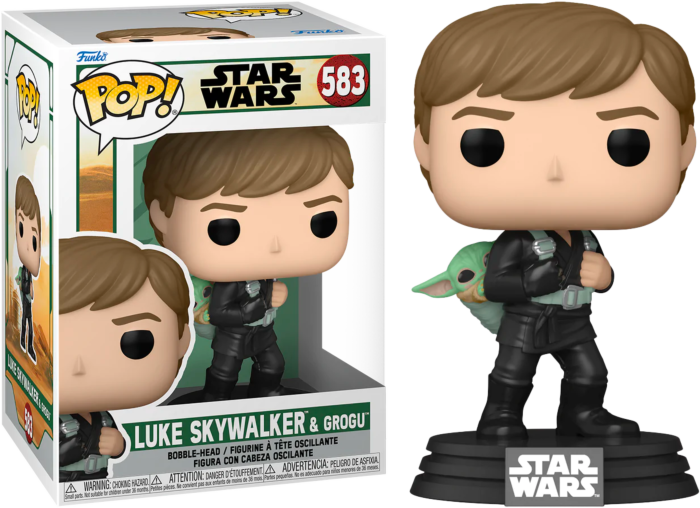 Funko Pop! Star Wars: The Book of Boba Fett - Luke Skywalker & Grogu #583