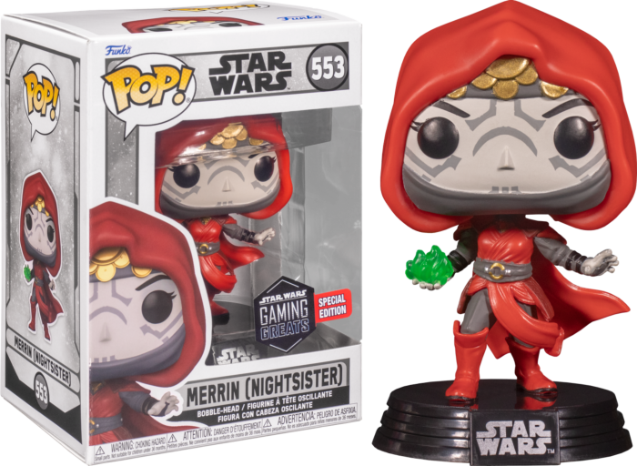 Funko Pop! Star Wars: Gaming Greats - Imperial Rocket Trooper, Merrin, ARC Umbra Trooper & Proxy Glow in the Dark - Bundle (Set of 4) - Real Pop Mania