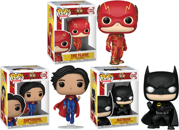 Funko Pop! The Flash (2023) - Worlds Collide - Bundle (Set of 3)