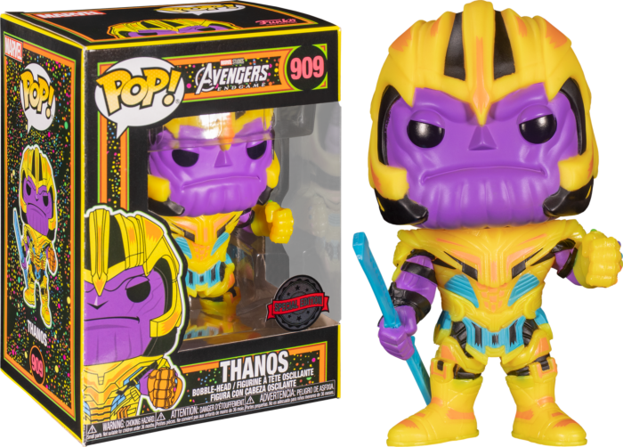 Funko Pop! Marvel: Blacklight - Thanos Blacklight #909