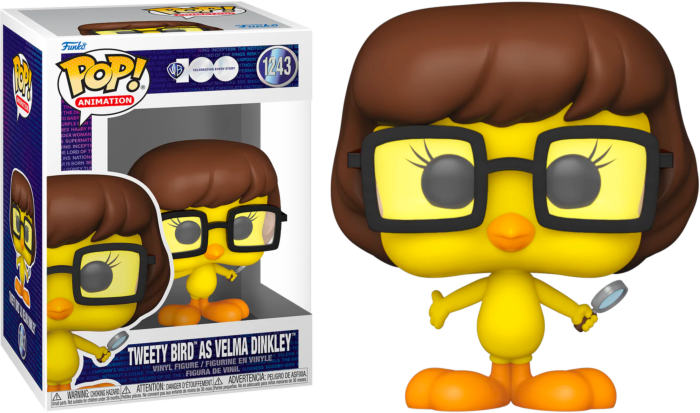 Funko Pop Looney Tunes x Scooby Doo Tweety Bird as Velma Dinkley Wa
