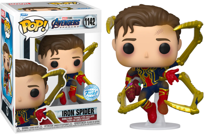 Iron spider pop hot sale figure