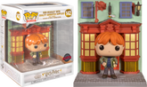 Funko Pop! Harry Potter - Ron Weasley with Quality Quidditch Supplies Diagon Alley Diorama Deluxe #142 - Real Pop Mania