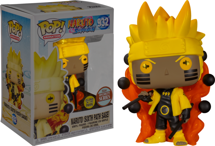 Funko Pop! Naruto: Shippuden - Naruto Six Path Sage Mode Glow in the Dark #932 - Real Pop Mania