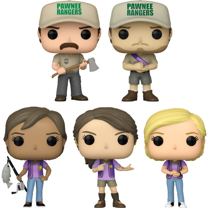 Funko Pop! Parks and Recreation - Pawnee Rangers - Bundle (Set of 5)