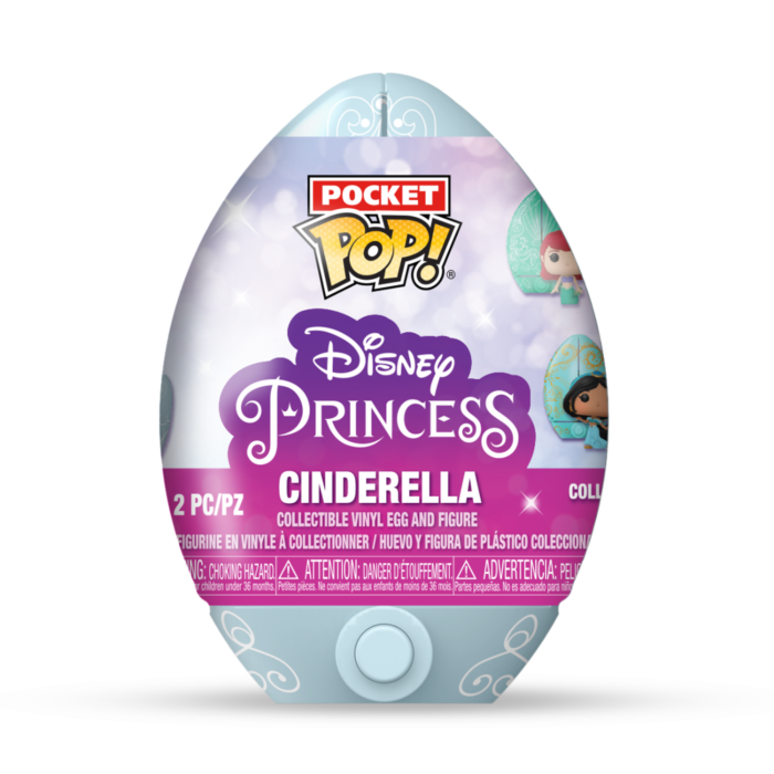 Funko Pop! Disney Princess - Pocket Pop! Vinyl Figure in Easter Egg (Display of 12 Units)