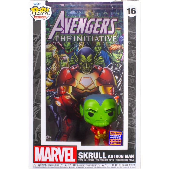 Funko Pop! Comic Covers - Avengers: The Initiative - Skrull As Iron Man Issue #15 (2023 Wondrous Convention Exclusive)