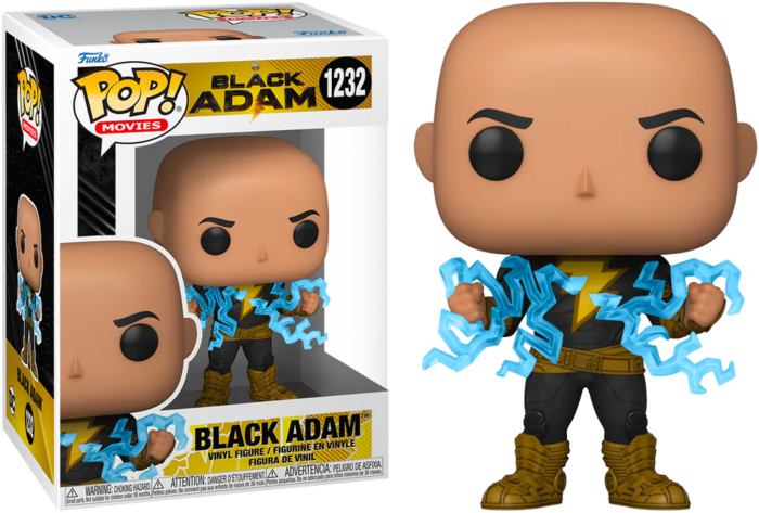 Funko Pop! Black Adam (2022) - Black Adam with Lightning #1232 - Chase Chance