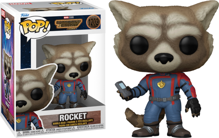 Guardians of the Galaxy 3 - Pop! - Rocket Raccoon n°1211 BOITE ABIMEE -  Imagin'ères