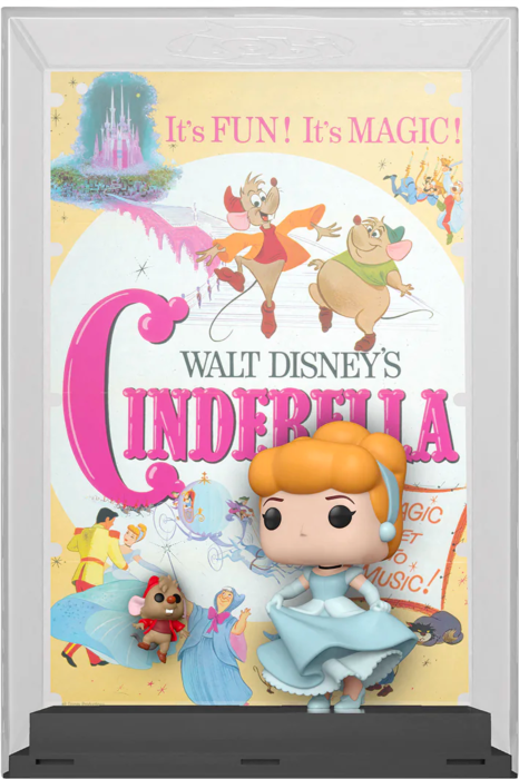 Funko Pop! Movie Posters - Cinderella (1950) - Cinderella with Jaq Disney 100th #12
