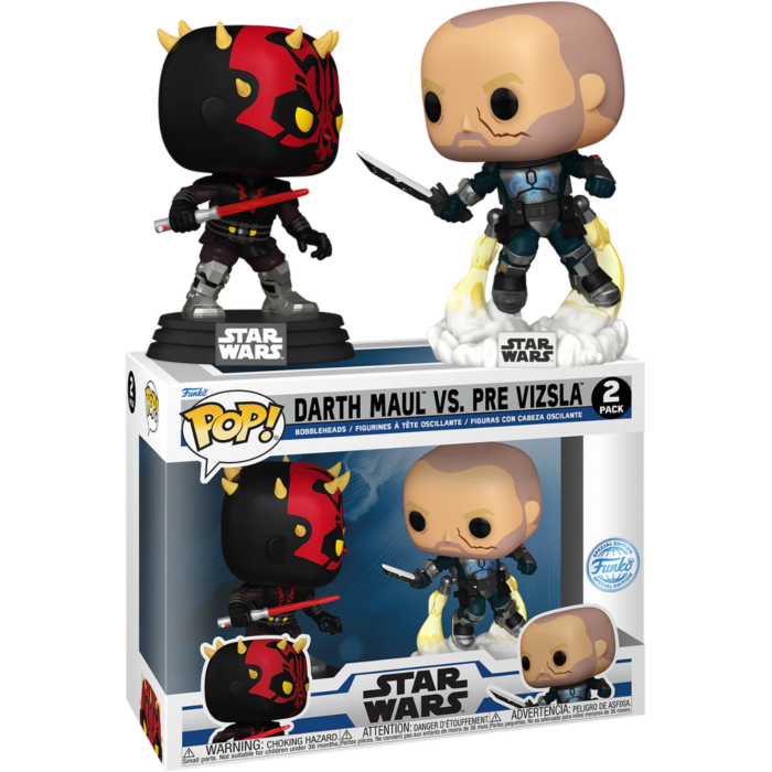 Funko Pop! Star Wars: The Clone Wars - Darth Maul Vs. Pre Vizsla - 2-Pack