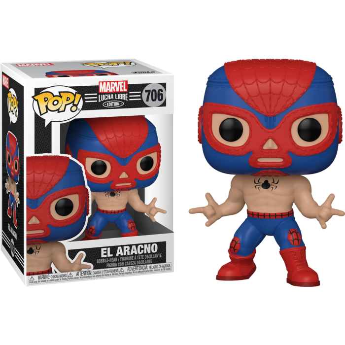Funko Pop! Marvel: Lucha Libre Edition - El Aracno Spider-Man #706