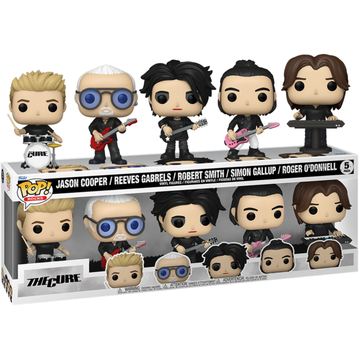 Funko Pop! The Cure - Jason, Reeves, Robert, Simon & Roger - 5-Pack