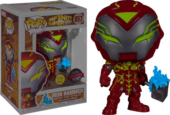 Funko Pop! Infinity Warps - Iron Hammer with Mjolnir Glow in the Dark #857
