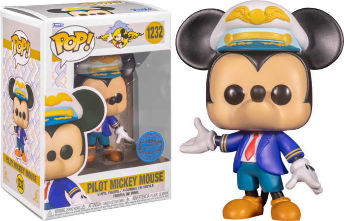 Funko Pop! Disney - Pilot Mickey Mouse #1232 - Real Pop Mania