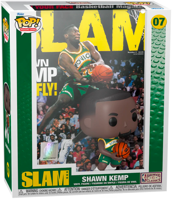 Funko Pop! Magazine Cover - NBA Basketball - Shawn Kemp SLAM #07