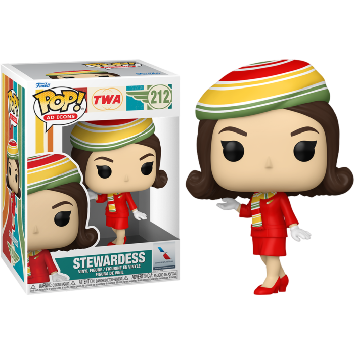 Funko Pop! Ad Icons: Trans World Airlines (TWA) - Stewardess #212
