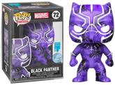 Funko Pop! Black Panther (2018) - Black Panther Artist Series #72 with Pop! Protector by Nikkolas Smith - The Amazing Collectables