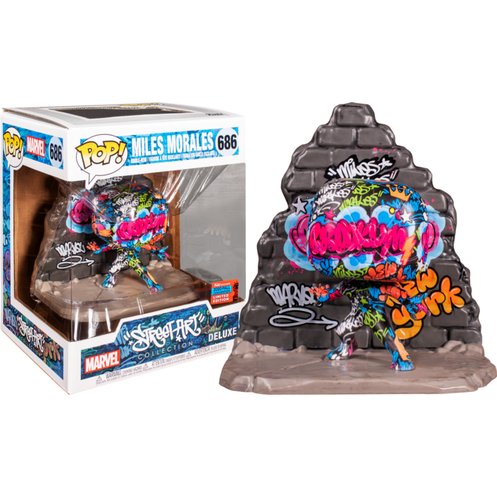 Funko Pop! Spider-Man Miles Morales Graffiti Street Art Collection D