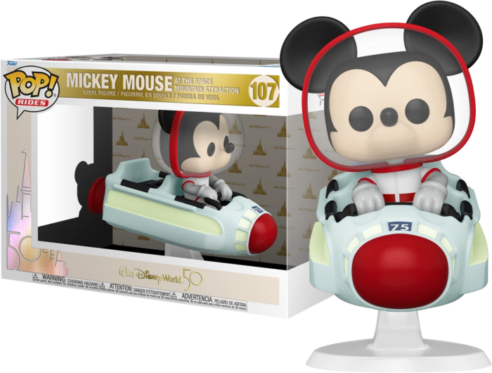 Funko Pop! Rides - Walt Disney World: 50th Anniversary - Mickey Mouse on Space Mountain #107