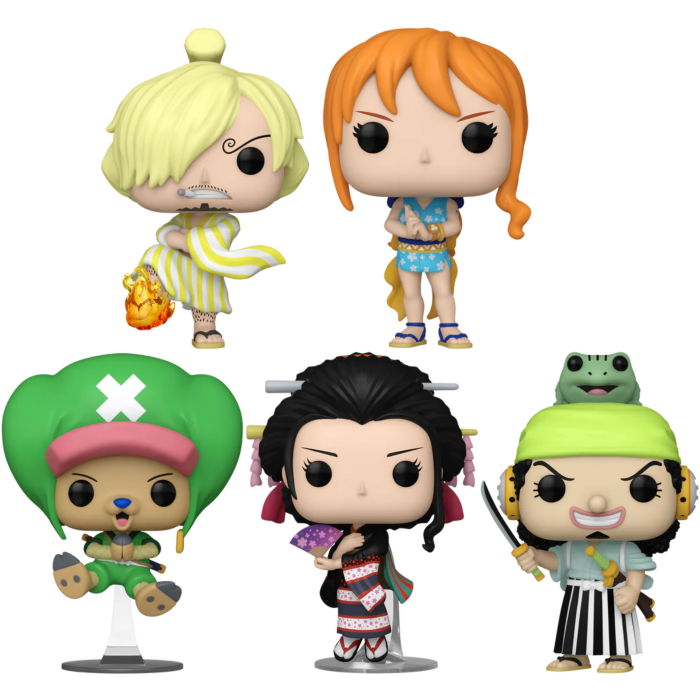 Funko Pop! One Piece - Straw Hat Pirate - Bundle (Set of 5) - Real Pop Mania