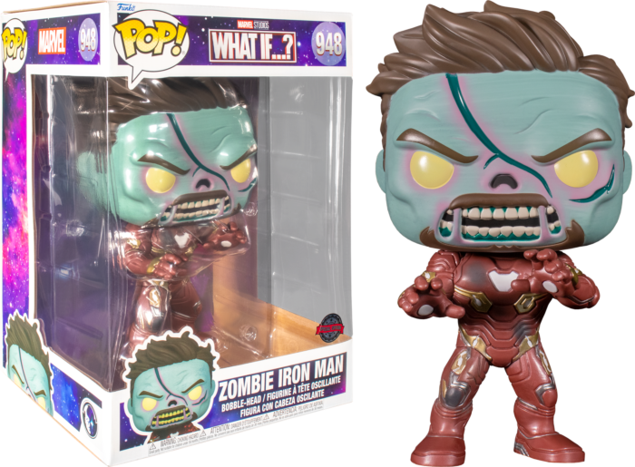 Funko Pop! What If… - Zombie Iron Man Metallic 10" #948