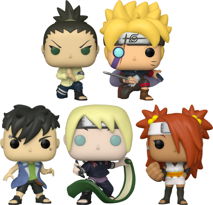 Funko Pop! Boruto: Naruto Next Generations - Son of the Seventh - Bundle (Set of 5) - Real Pop Mania