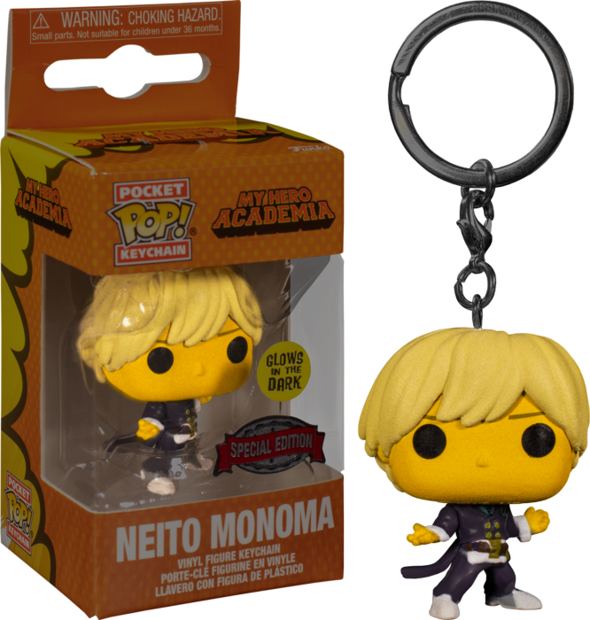 Funko Pocket Pop! Keychain - My Hero Academia - Neito Monoma Glow in the Dark - Real Pop Mania