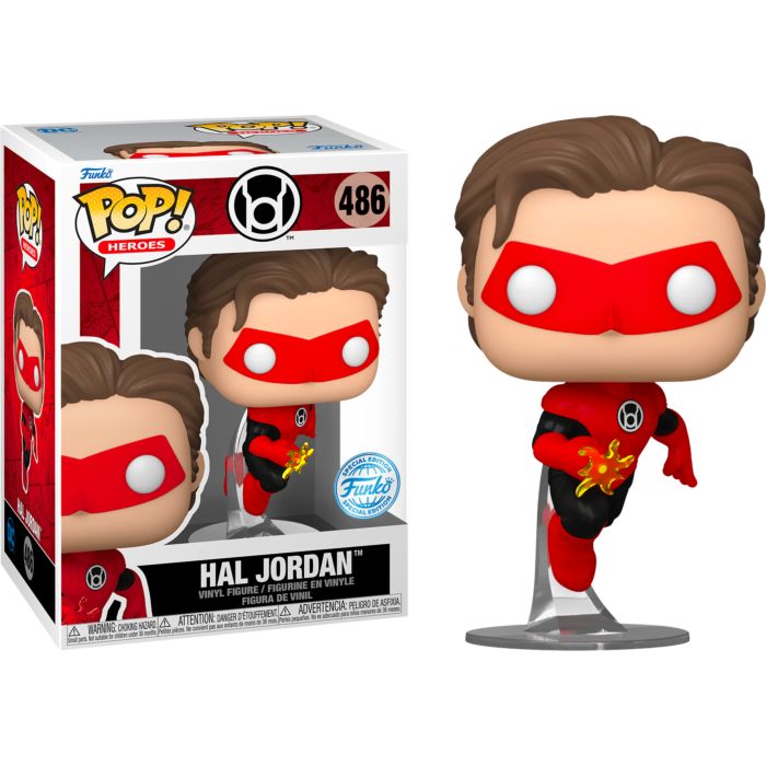 Funko Pop! Green Lantern - Hal Jordan (Red Lantern) #486