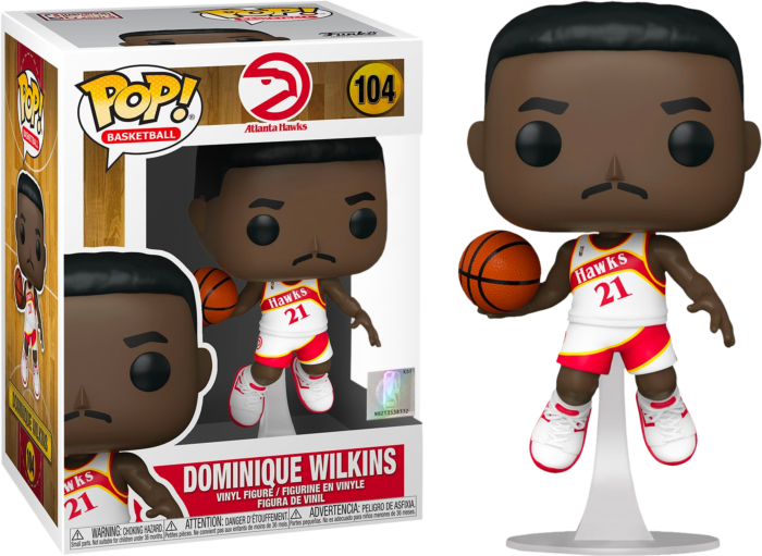 Funko Pop! NBA Basketball - Dominique Wilkins Atlanta Hawks #104
